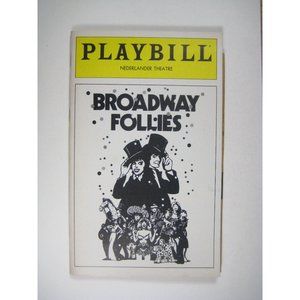 Tessie O Shea Broadway Follies Playbill march 1981 Shields Yarnell Paper Bag